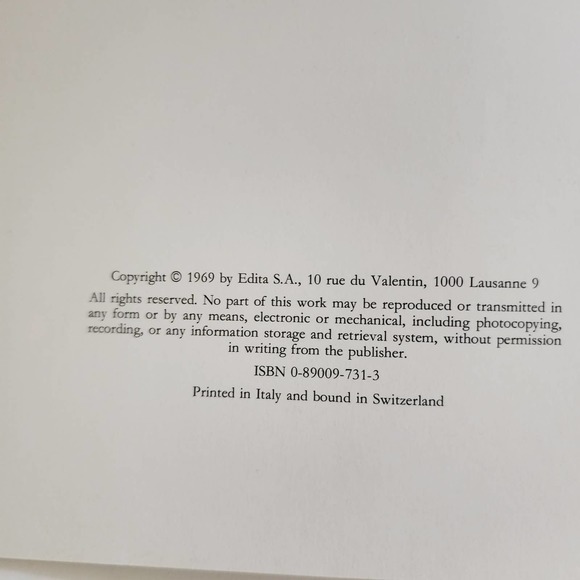 Vincent Van Gogh by Marc Edo Tralbaut Hardcover Table Book Printed Italy 1969 - Picture 5 of 14